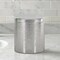 Stainless Steel Vanity Jar | Stylish Storage for Cotton Swabs,Sponges & Bath Salts | Decorative Canister for Bathroom,Bedroom | Shiny/Hammered Finish